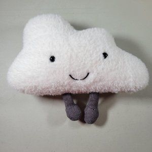 Cloud Pillow Plush With Hanging Loop White 9.5 in x 8 in